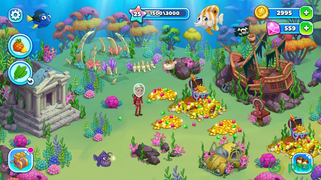 Aquarium Farm: подводный город принцессы русалочки — скриншот 8