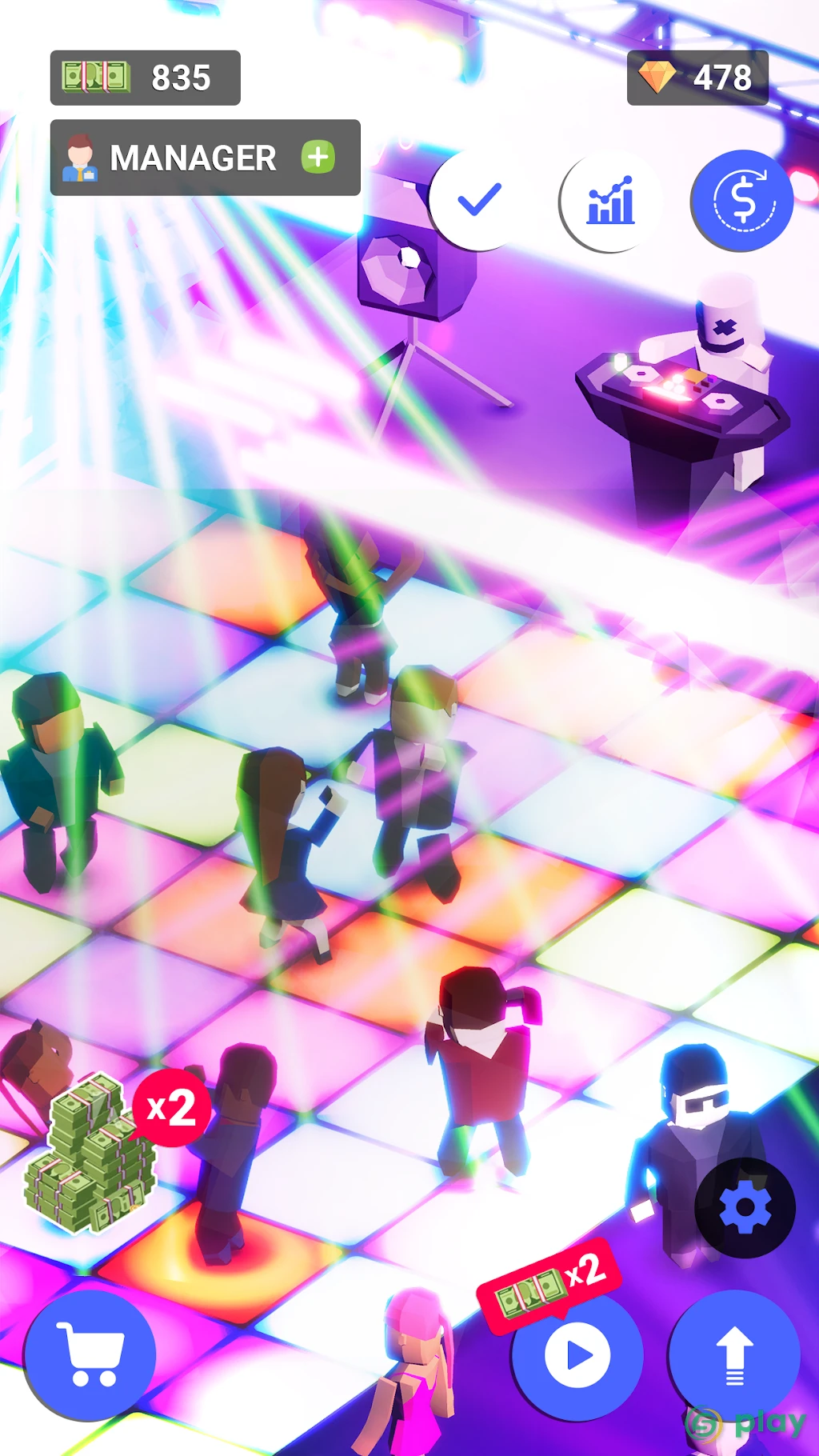Nightclub Empire - Idle Disco Tycoon — скриншот 2