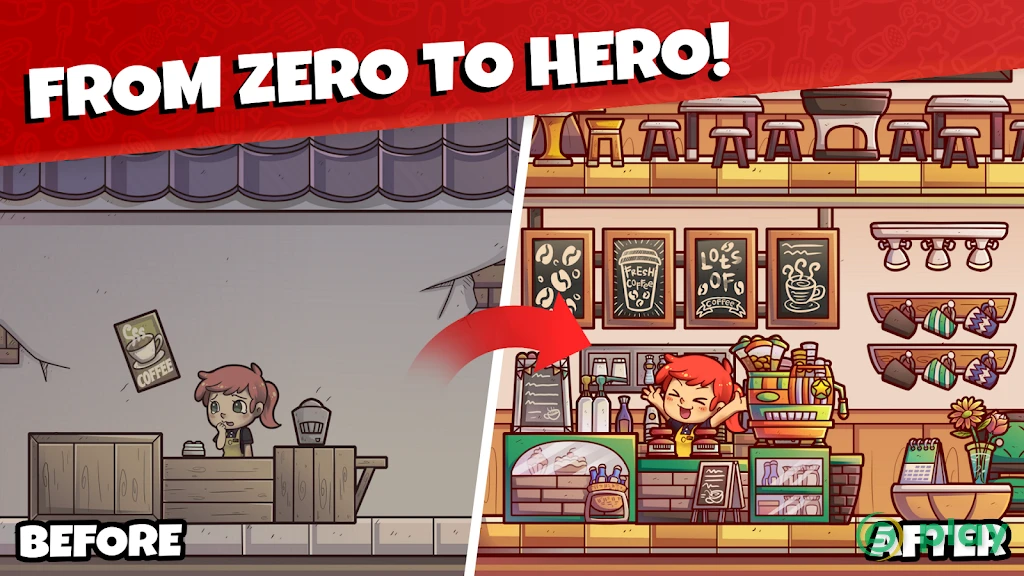 Own Coffee Shop: Idle Game — скриншот 2