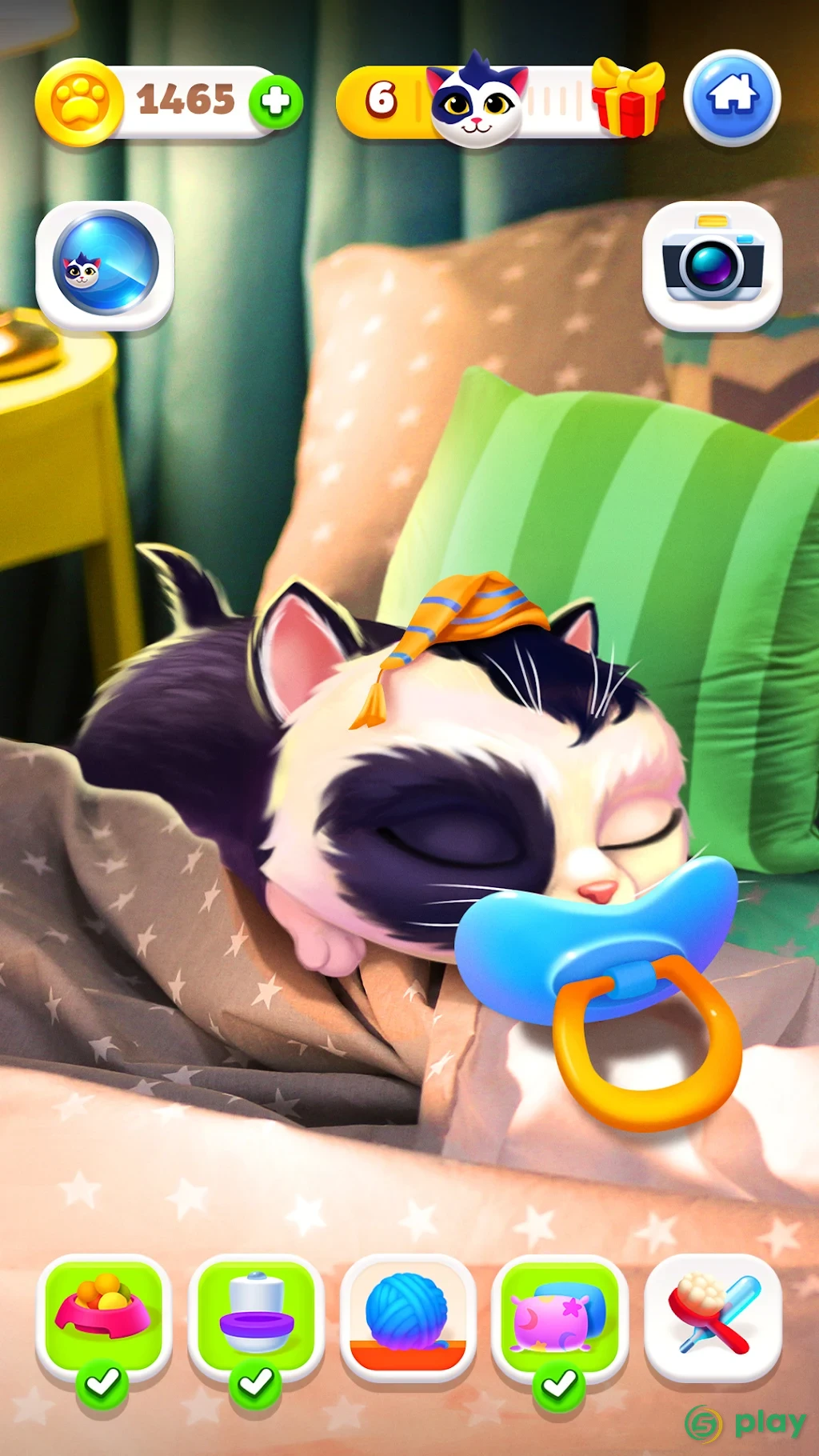 My Cat: Котик Тамагочи | Мой виртуальный питомец — скриншот 3