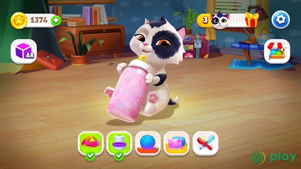 My Cat: Котик Тамагочи | Мой виртуальный питомец — скриншот 7