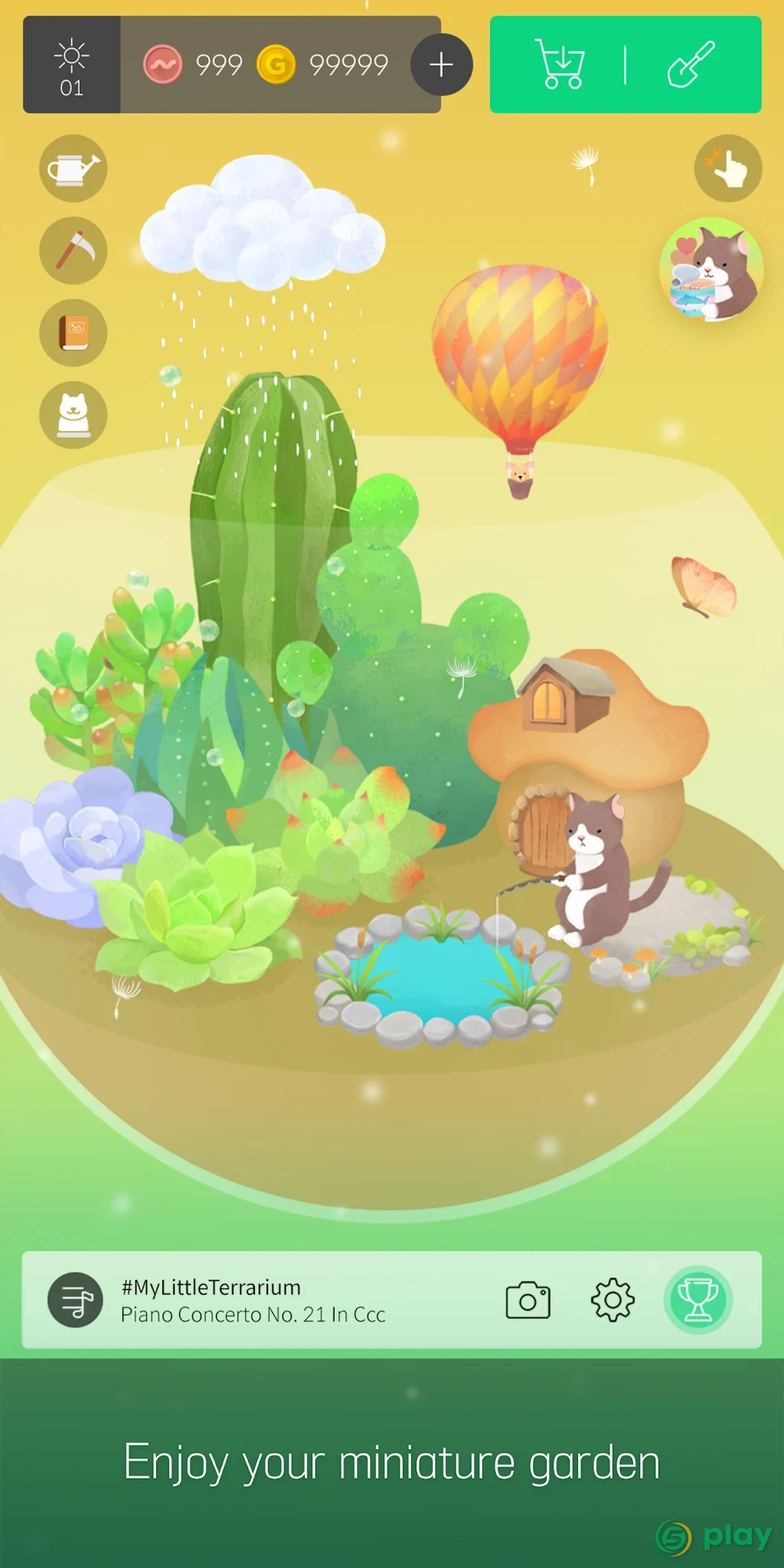 My Little Terrarium: Idle Game — скриншот 1