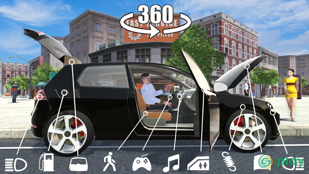 Car Simulator Golf — скриншот 1