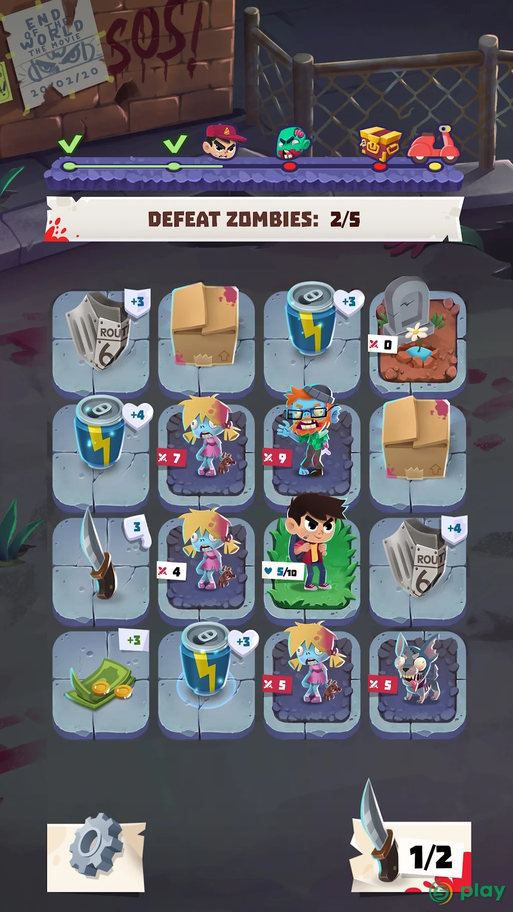 Kids vs Zombies — скриншот 5