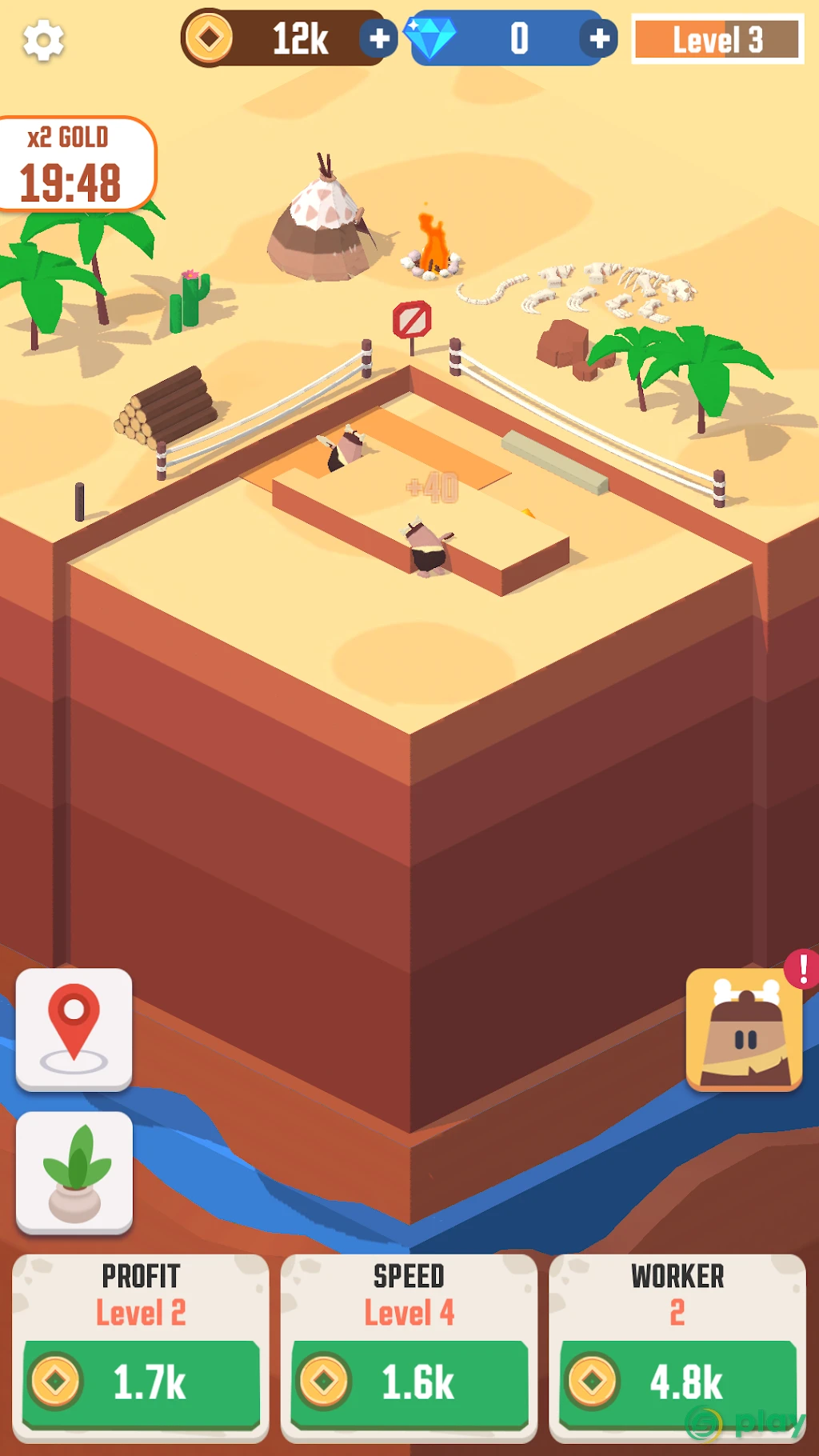 Idle Digging Tycoon — скриншот 1