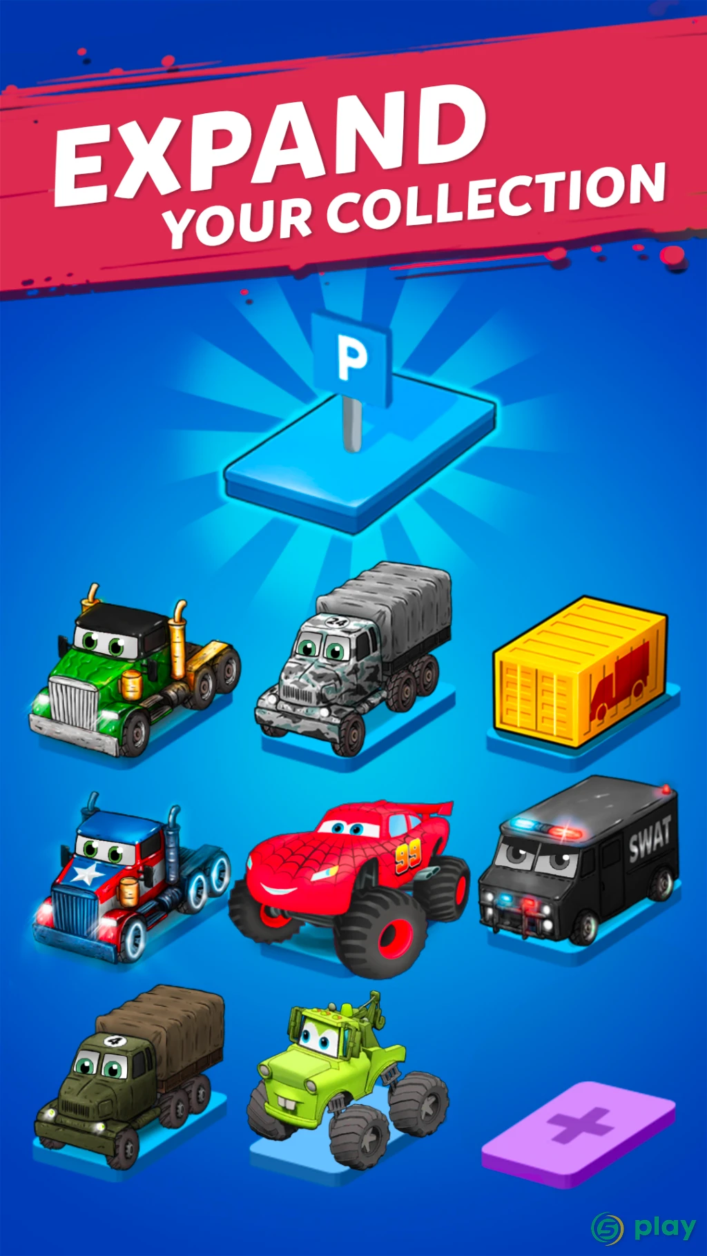 Merge Truck: Monster Truck Evolution Merger game — скриншот 2