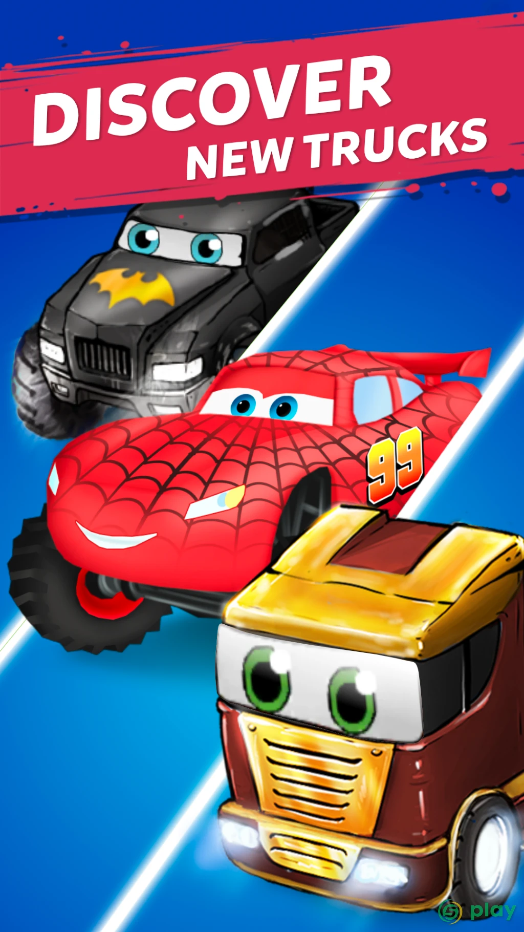 Merge Truck: Monster Truck Evolution Merger game — скриншот 4