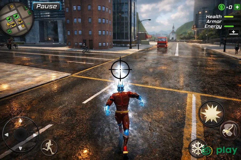 Snow Storm Superhero — скриншот 5