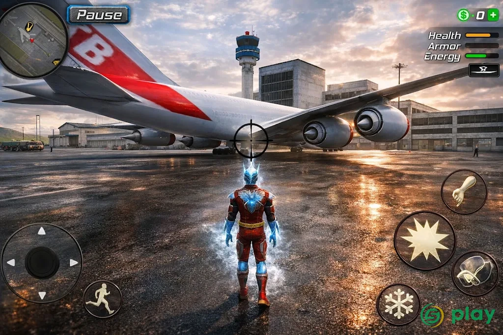 Snow Storm Superhero — скриншот 7