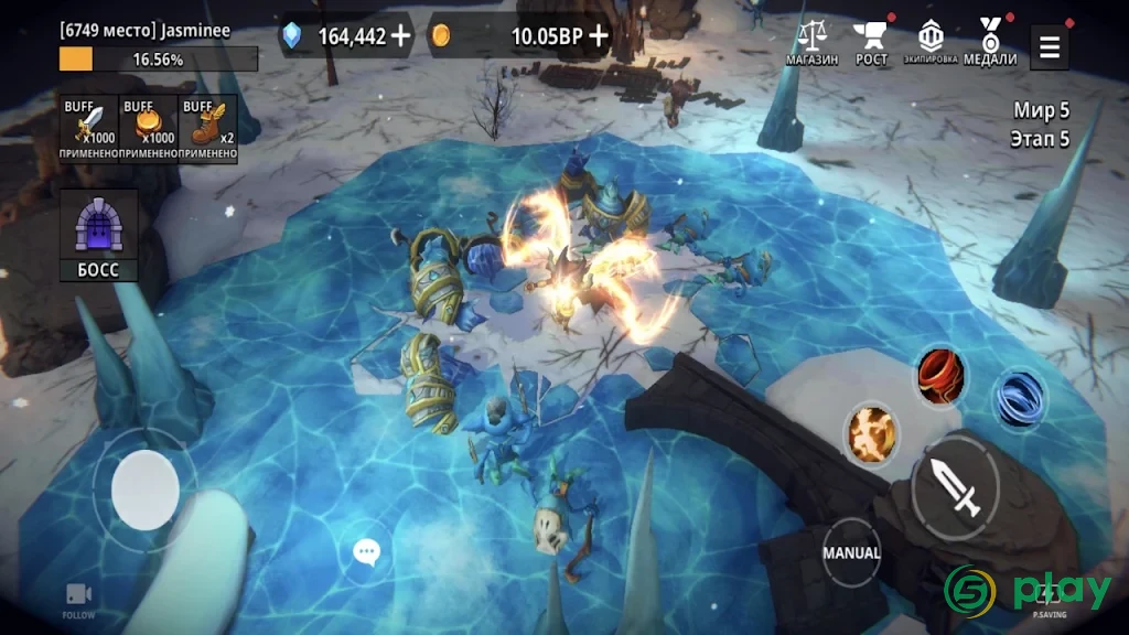Dungeon Knight: 3D Idle RPG — скриншот 2