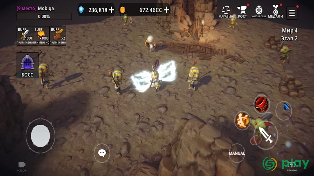 Dungeon Knight: 3D Idle RPG — скриншот 3