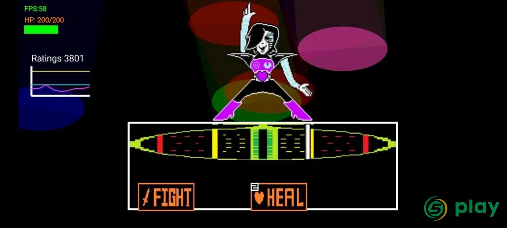 Undertale BattleTale boss fight fangame — скриншот 4
