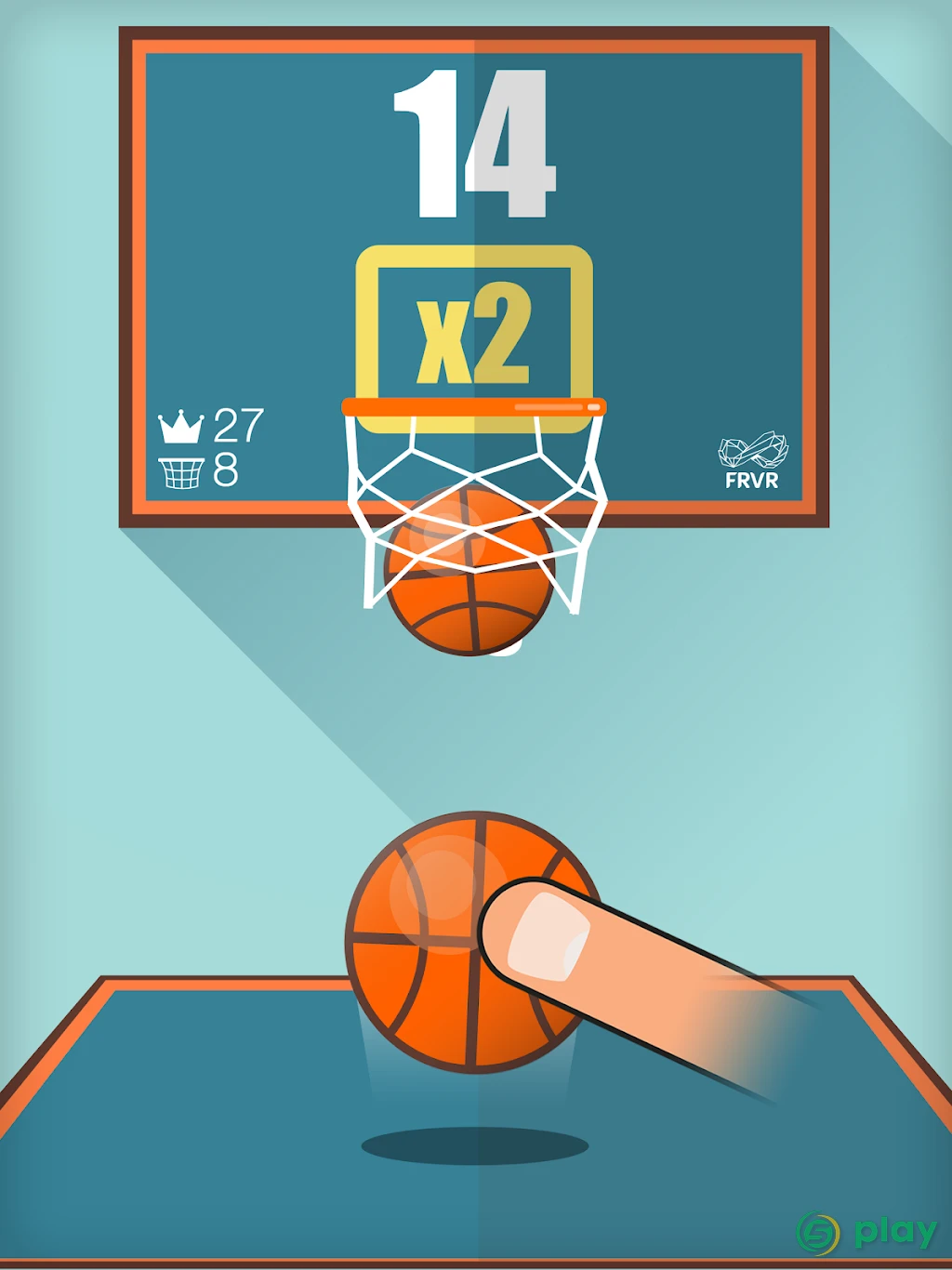 Basketball FRVR - Стреляйте обручем и слэм данк! — скриншот 10