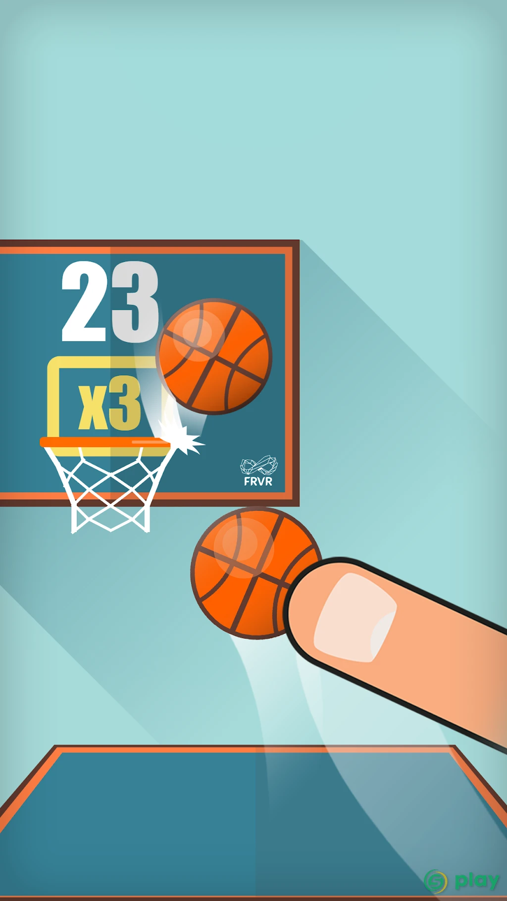 Basketball FRVR - Стреляйте обручем и слэм данк! — скриншот 3