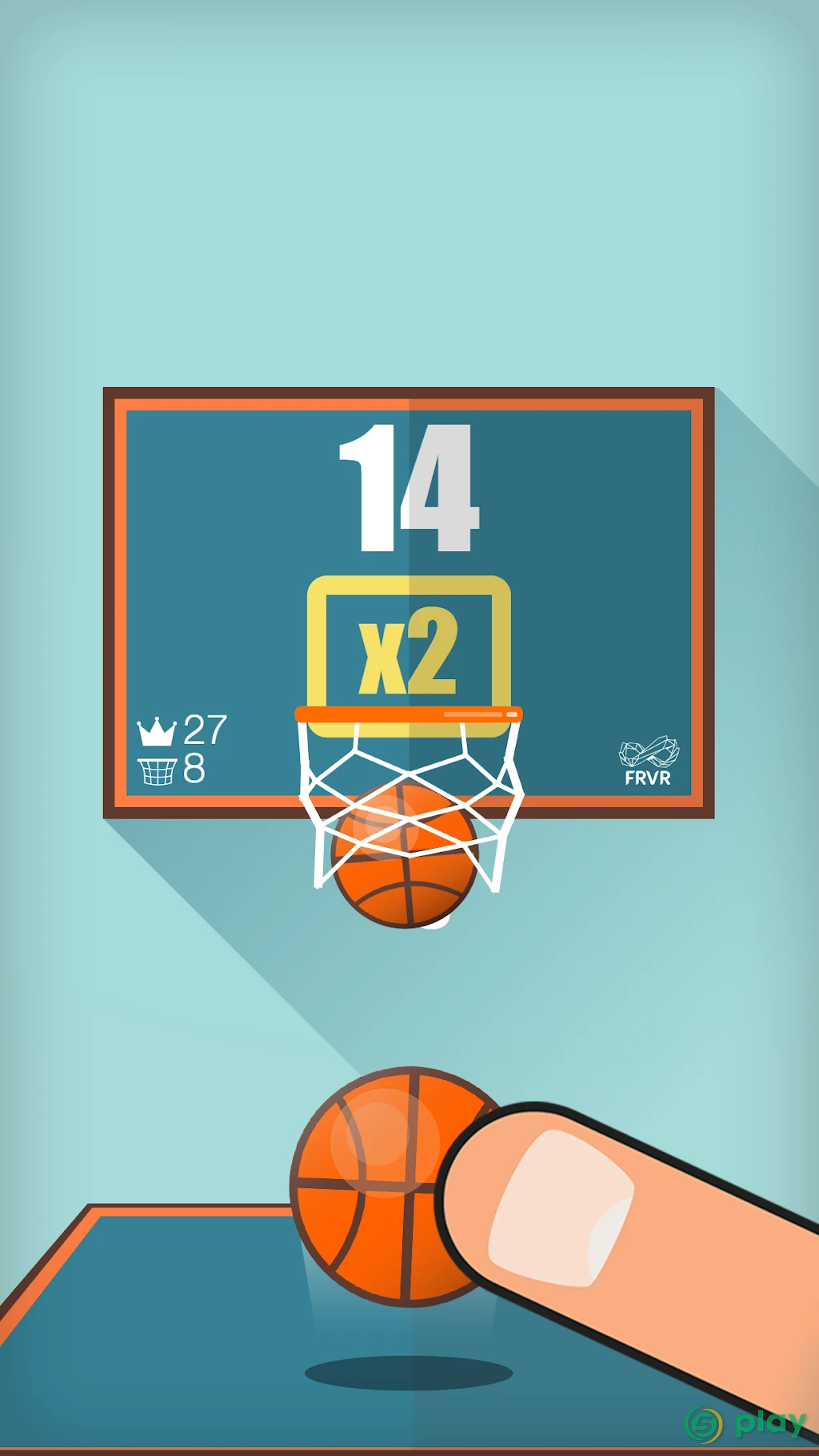 Basketball FRVR - Стреляйте обручем и слэм данк! — скриншот 5