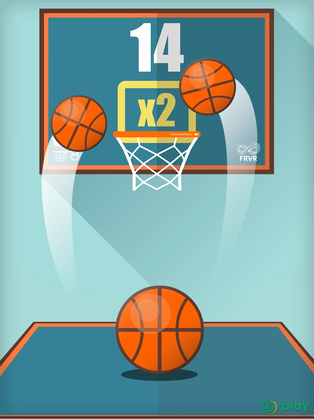 Basketball FRVR - Стреляйте обручем и слэм данк! — скриншот 6
