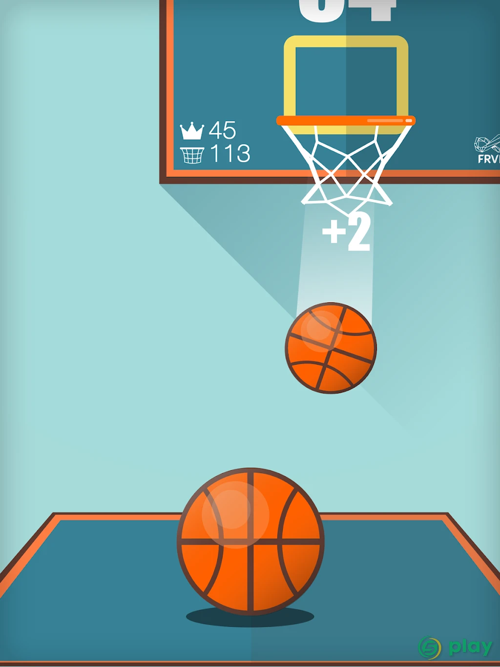 Basketball FRVR - Стреляйте обручем и слэм данк! — скриншот 9