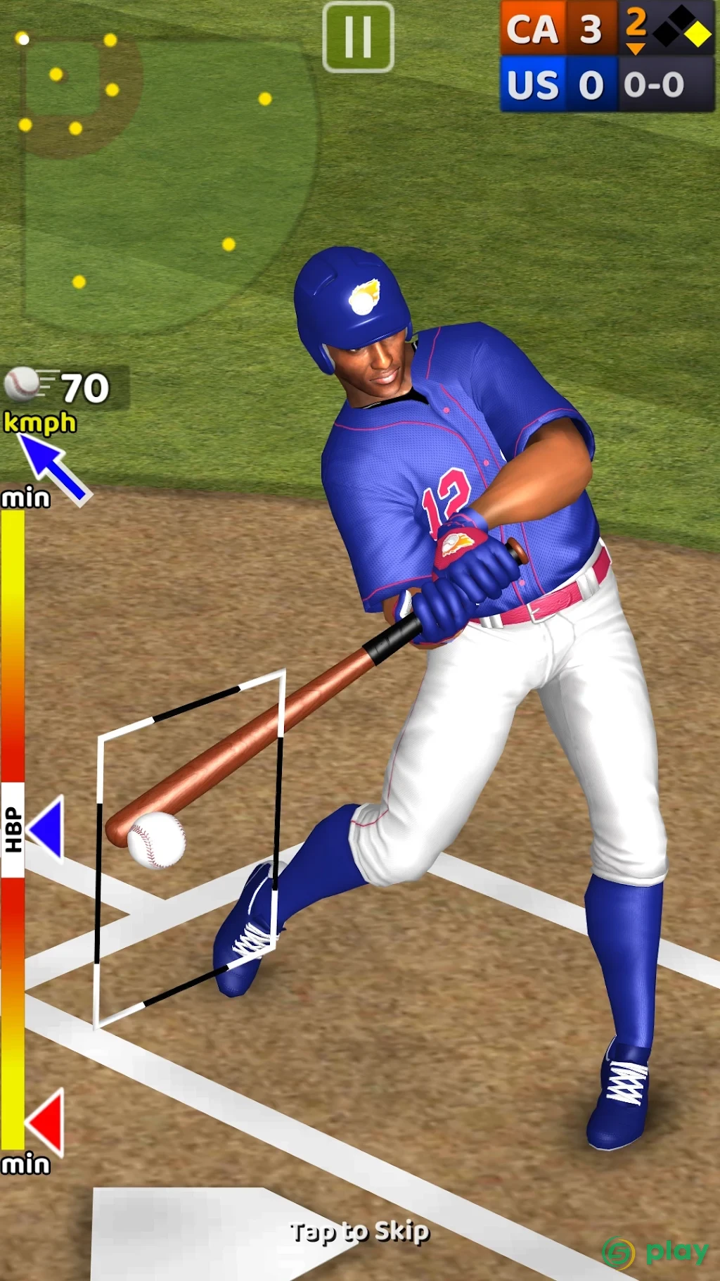 Baseball Game On - a baseball game for all — скриншот 1