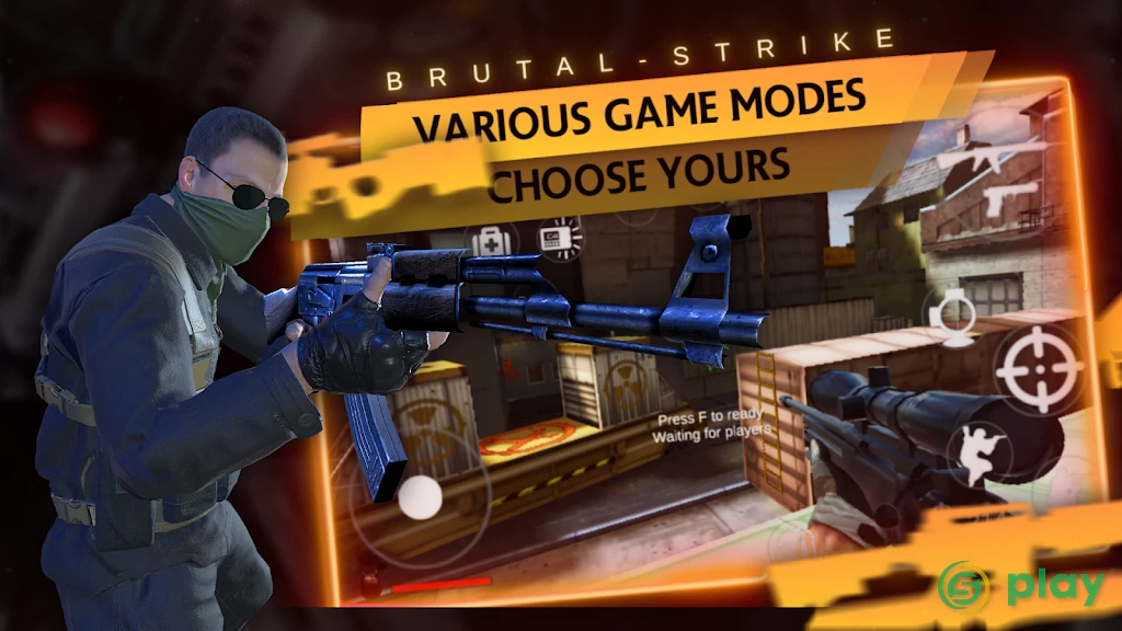 Brutal Strike - Counter Strike Brutal FPS CS GO — скриншот 3