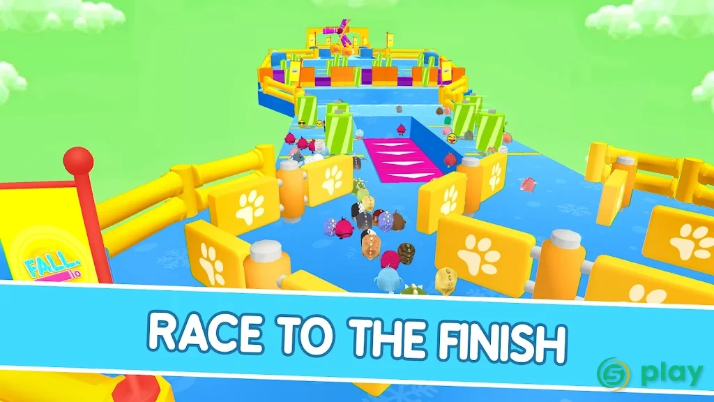 Fall.io - Race of Dino — скриншот 3