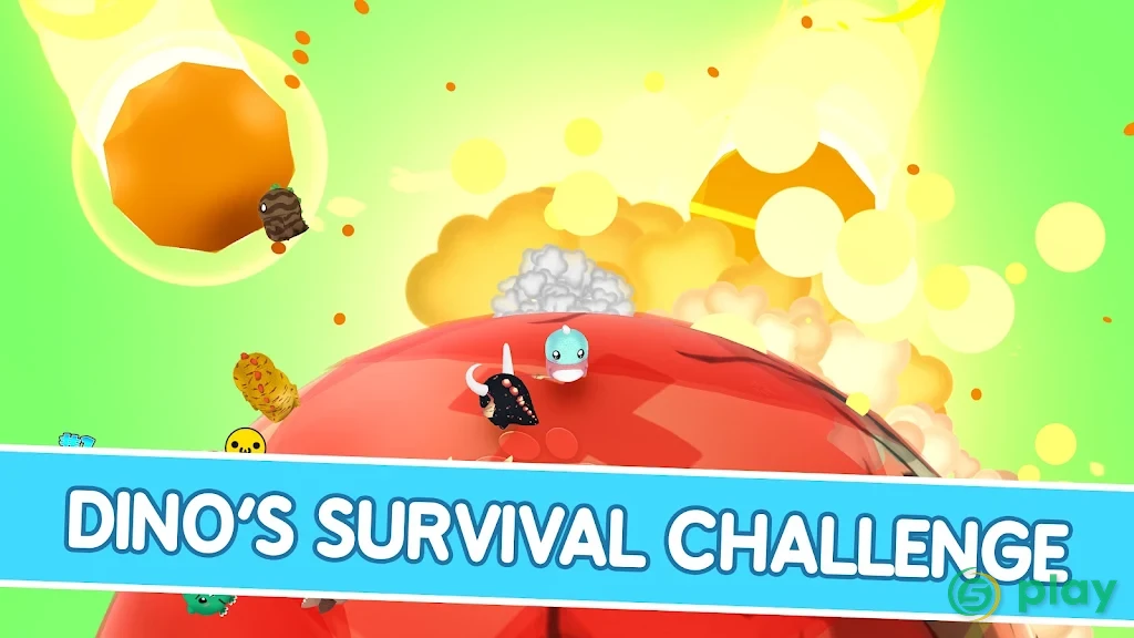 Fall.io - Race of Dino — скриншот 4