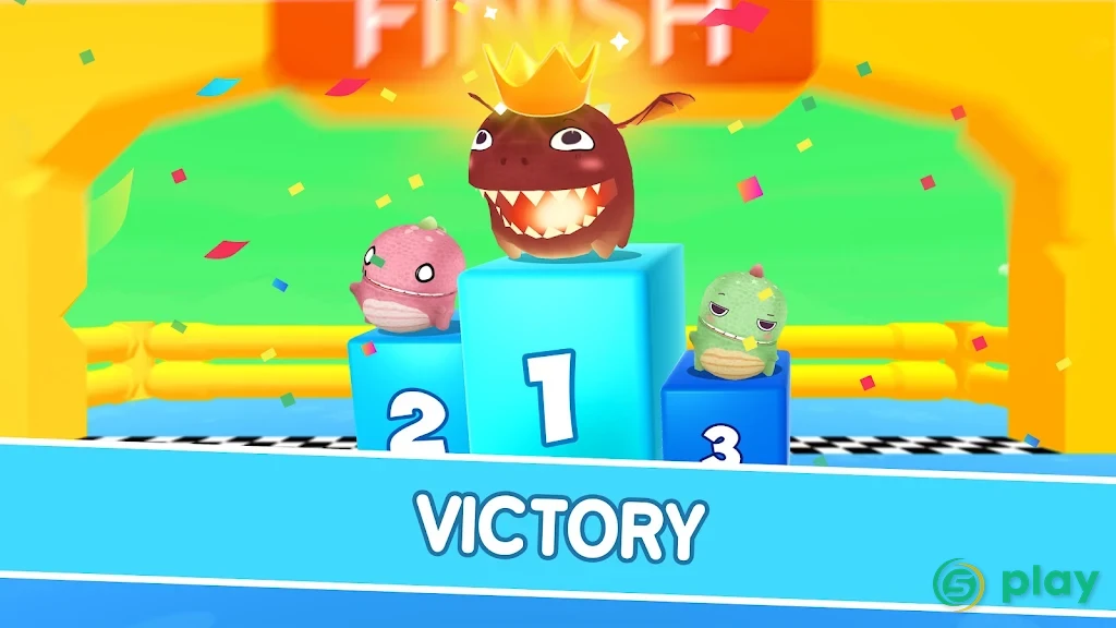 Fall.io - Race of Dino — скриншот 8