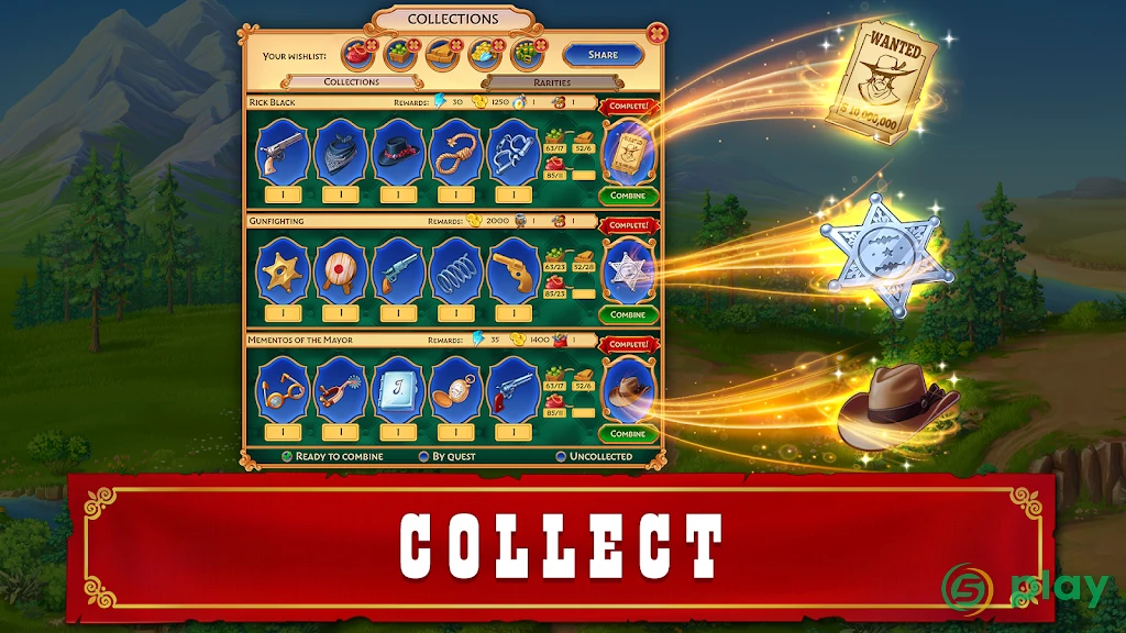 Jewels of the Wild West: игра-головоломка 3 в ряд — скриншот 11