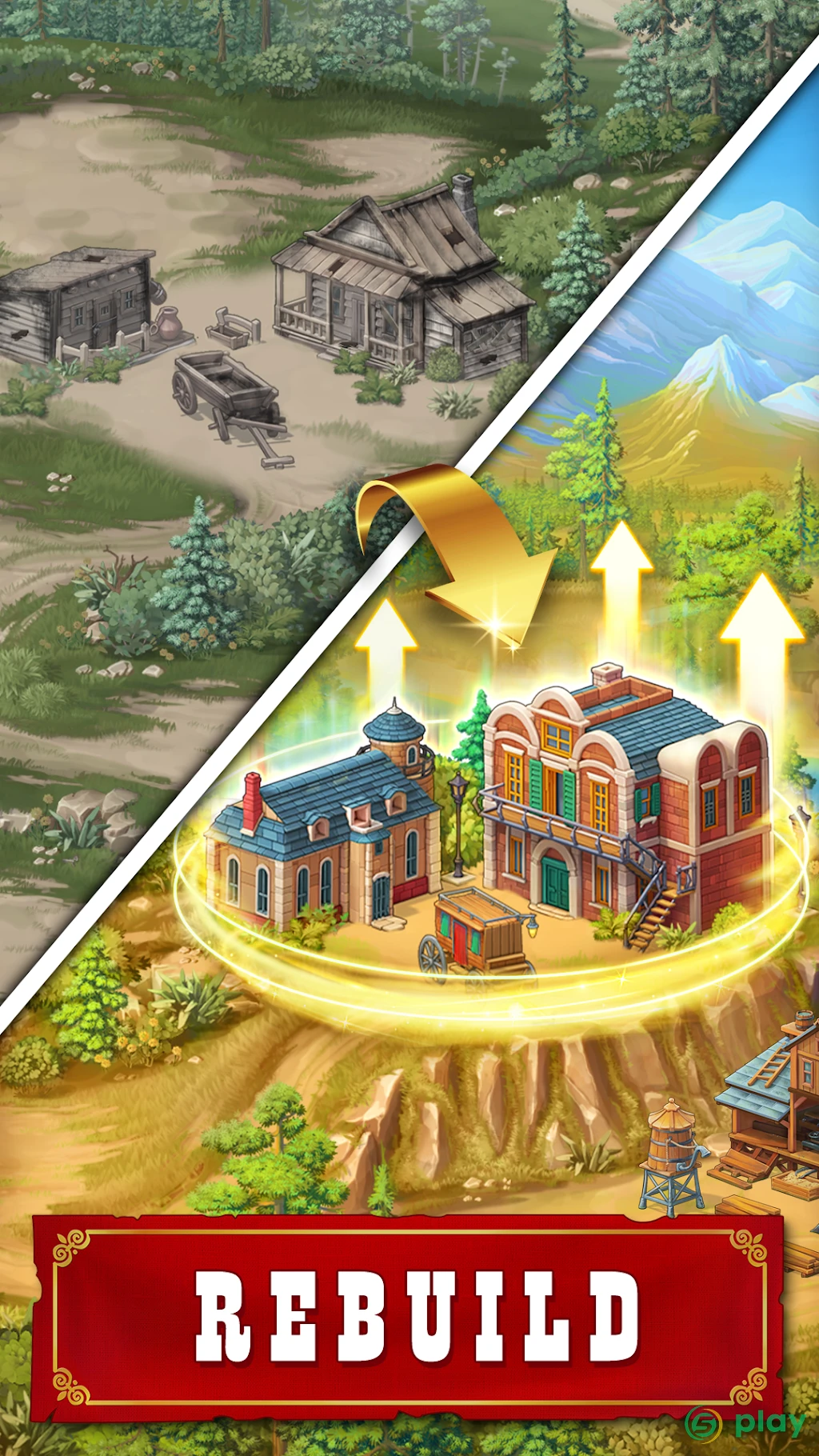 Jewels of the Wild West: игра-головоломка 3 в ряд — скриншот 2