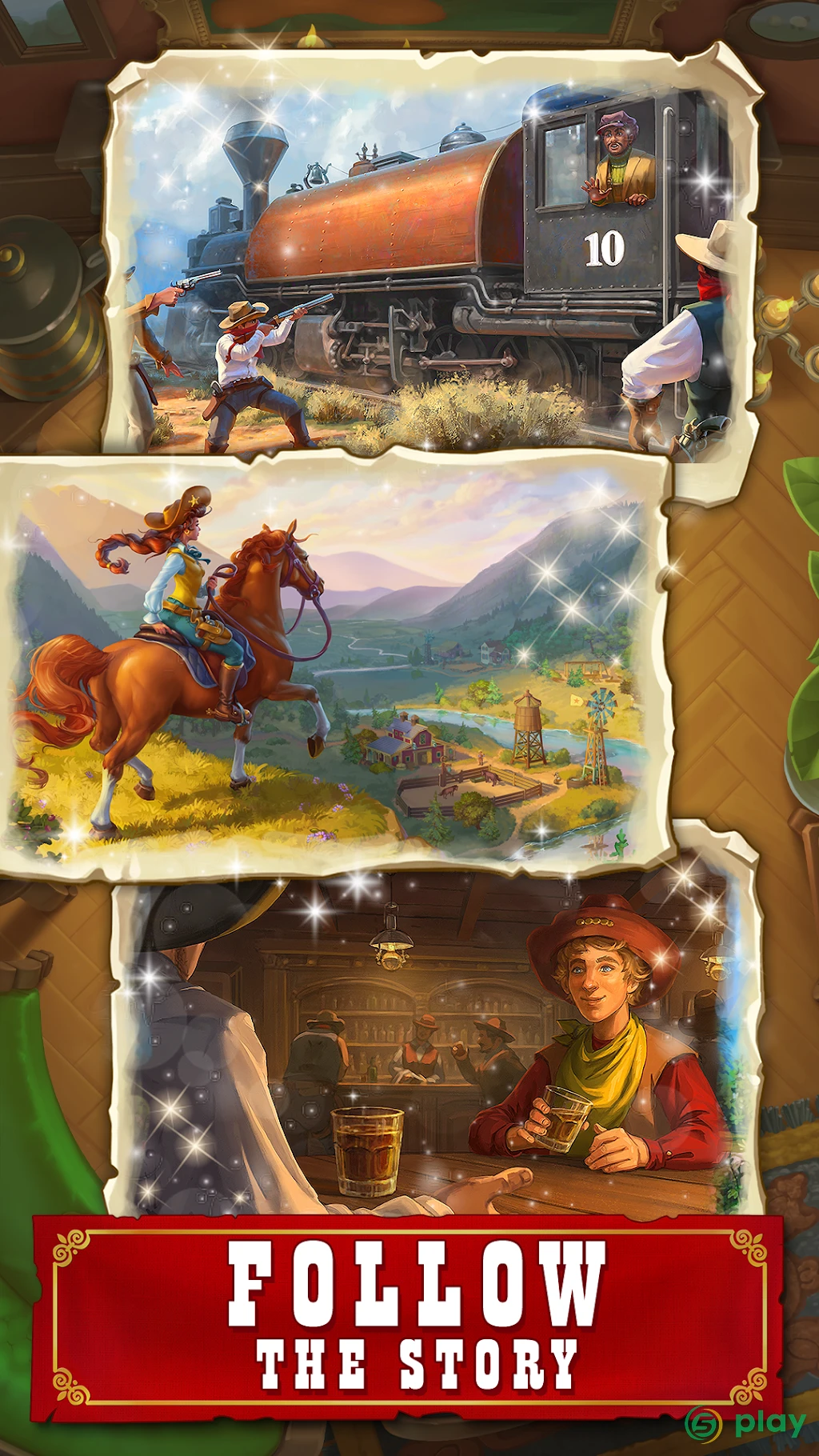 Jewels of the Wild West: игра-головоломка 3 в ряд — скриншот 4