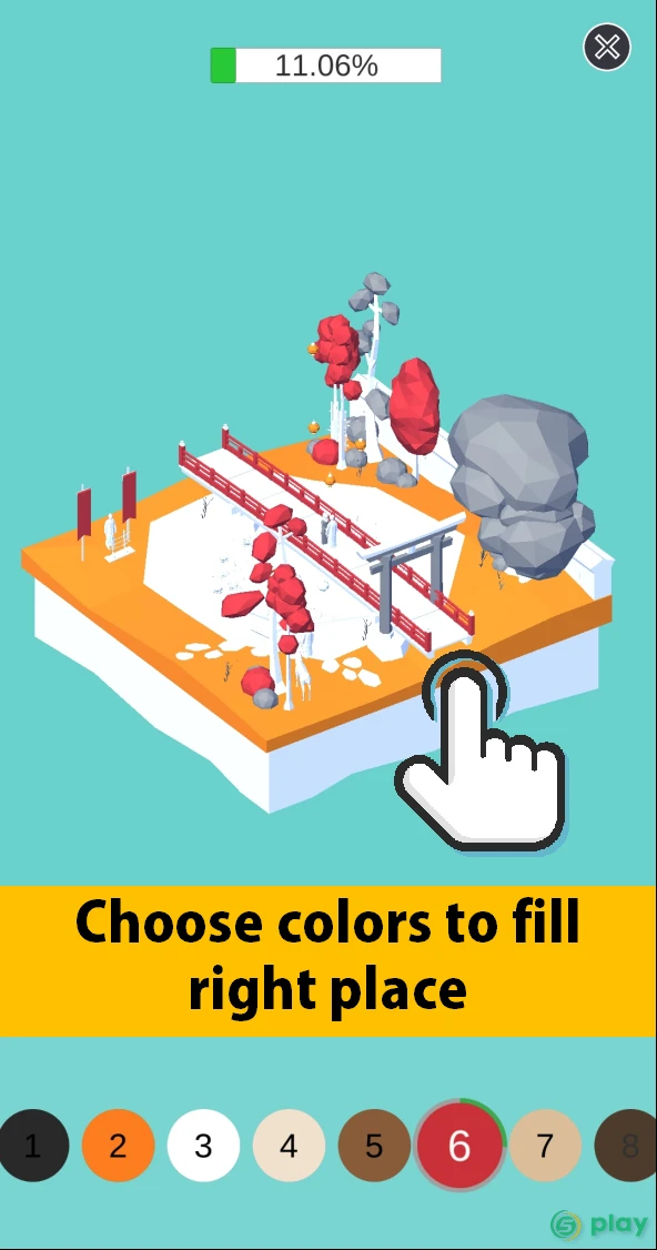 Color Pocket World 3D — скриншот 1