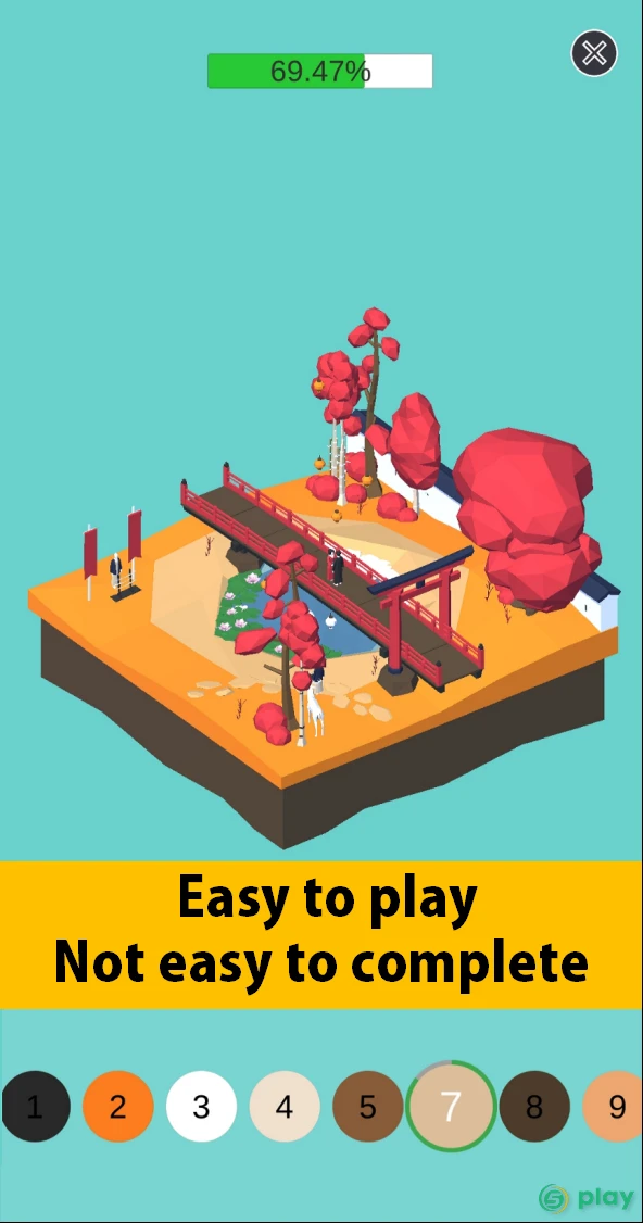 Color Pocket World 3D — скриншот 2