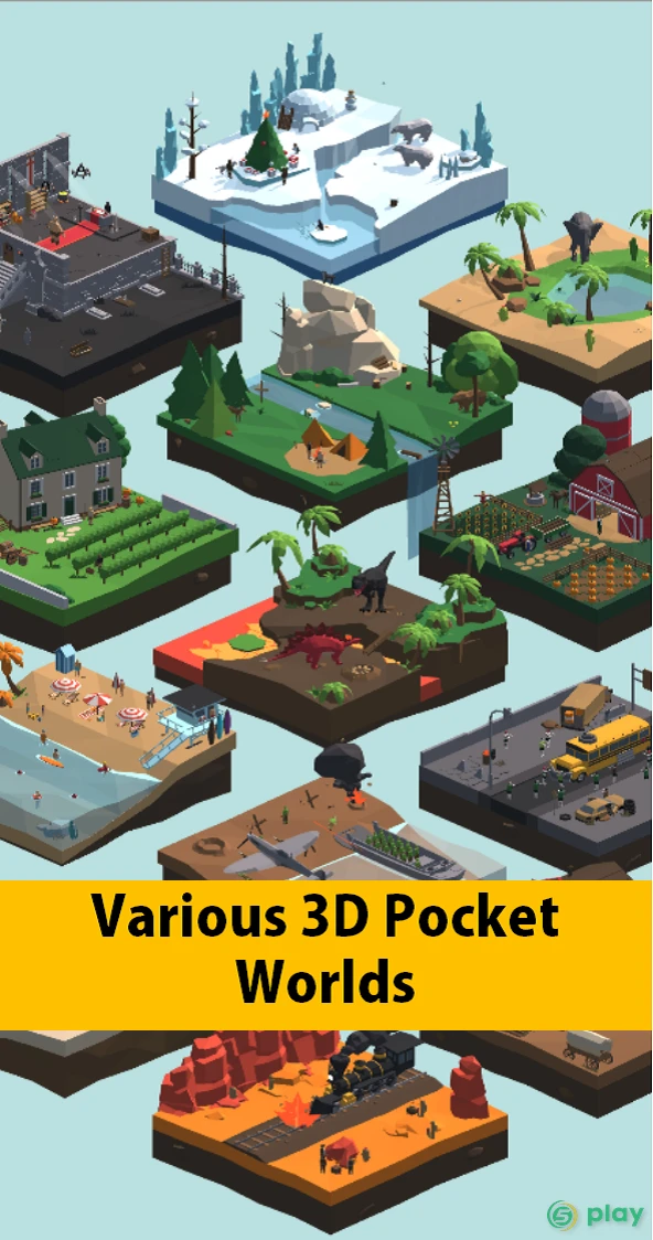 Color Pocket World 3D — скриншот 3