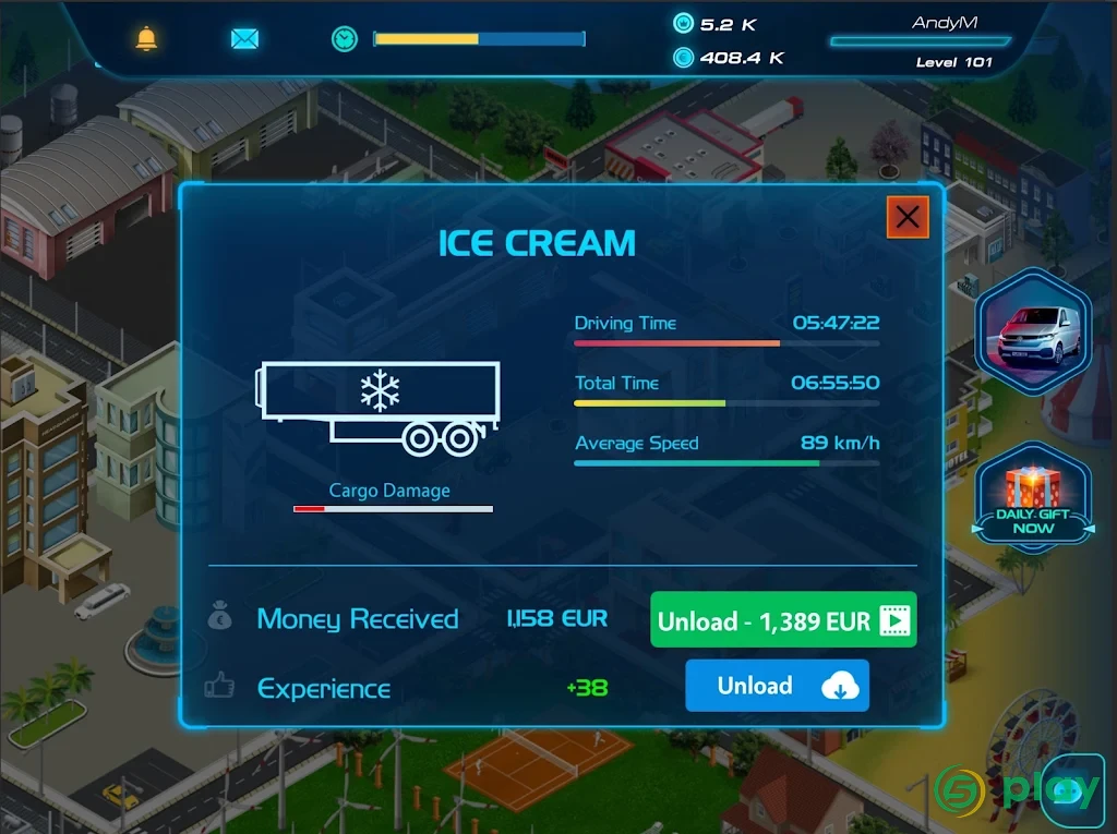 Virtual Truck Manager 2 Tycoon trucking company — скриншот 12