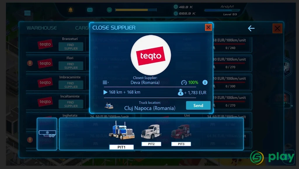 Virtual Truck Manager 2 Tycoon trucking company — скриншот 8