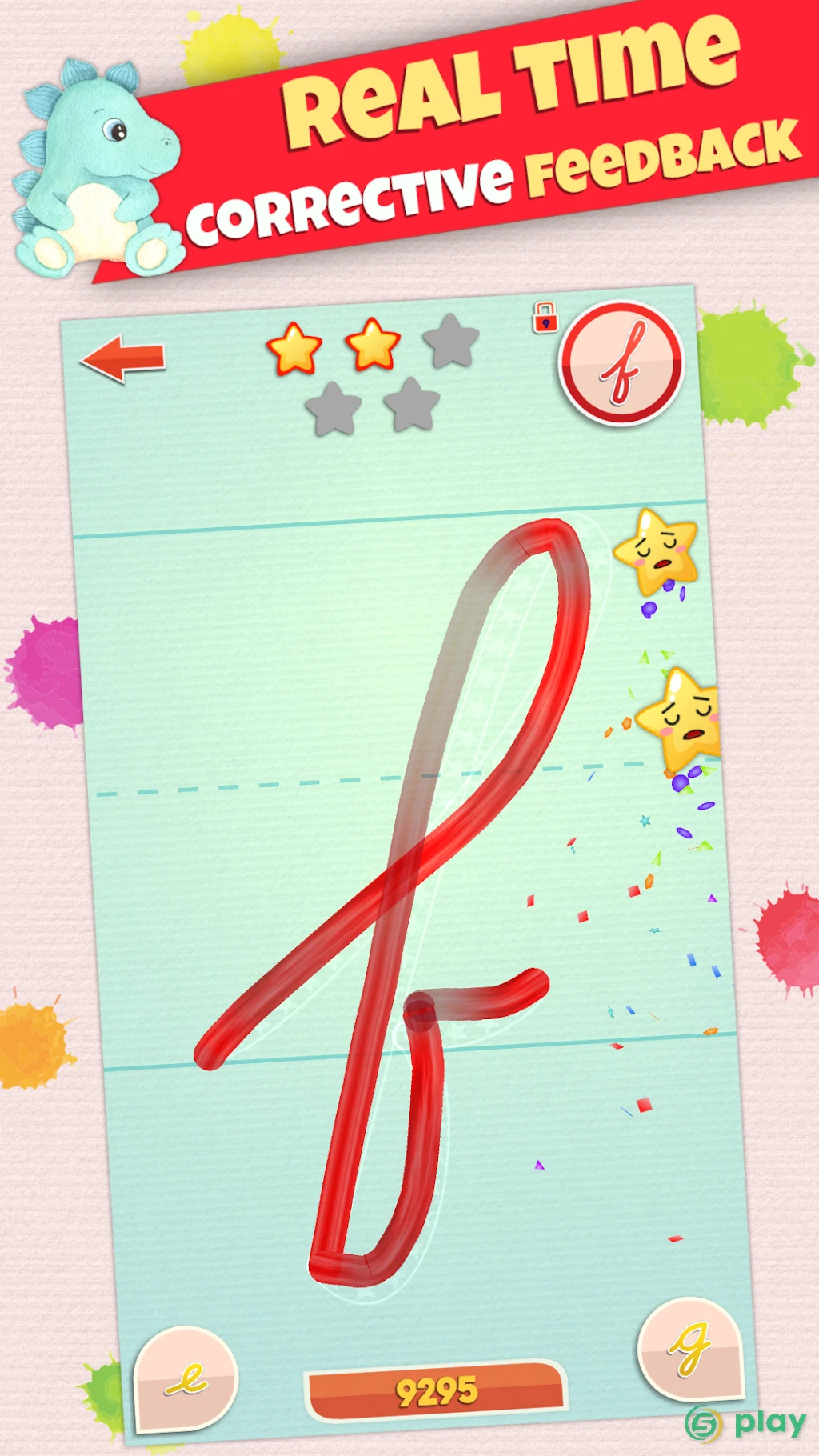 LetraKid Cursive: Alphabet Letters Writing Kids — скриншот 4