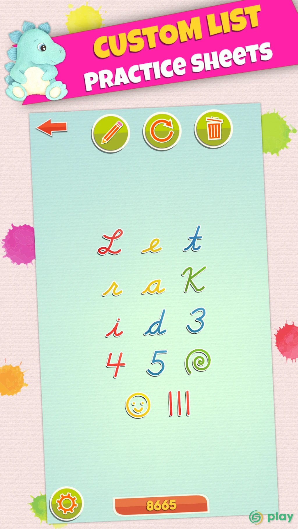 LetraKid Cursive: Alphabet Letters Writing Kids — скриншот 5