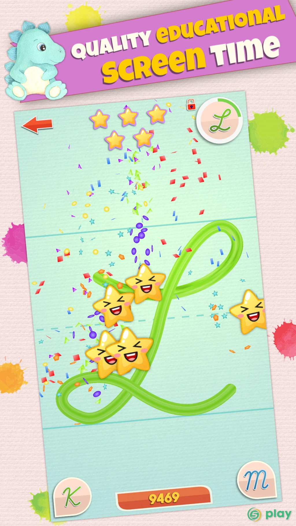 LetraKid Cursive: Alphabet Letters Writing Kids — скриншот 6