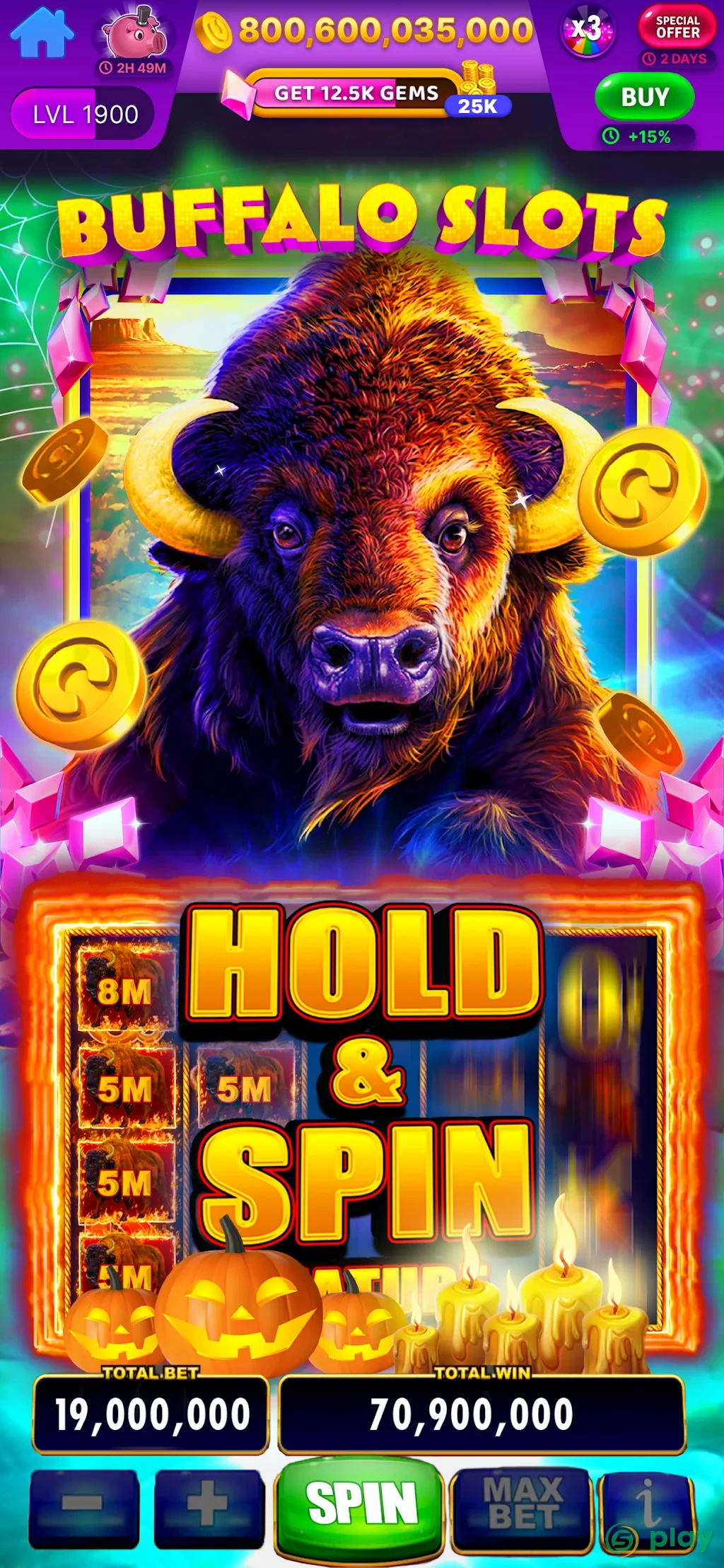 Cashman Casino: онлайн-игровой автомат — скриншот 1