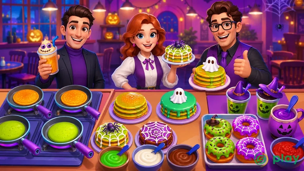 Halloween Cooking: Chef Madness Fever Games Craze — скриншот 1