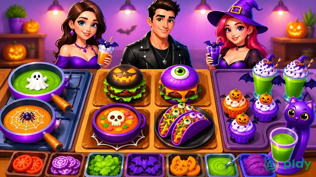 Halloween Cooking: Chef Madness Fever Games Craze — скриншот 2