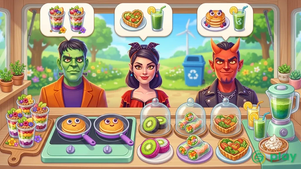 Halloween Cooking: Chef Madness Fever Games Craze — скриншот 3