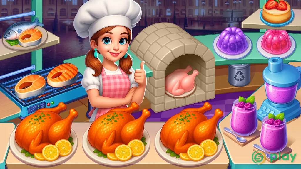 Cooking Express : Star Restaurant Cooking Games — скриншот 1