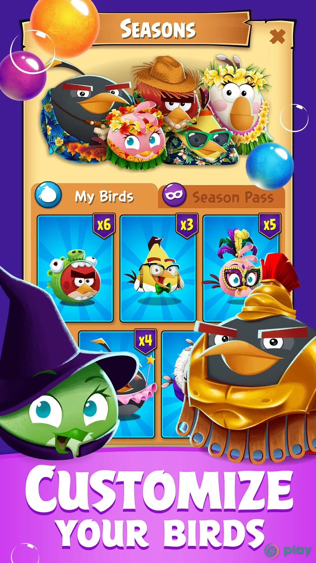 Angry Birds POP Bubble Shooter — скриншот 10