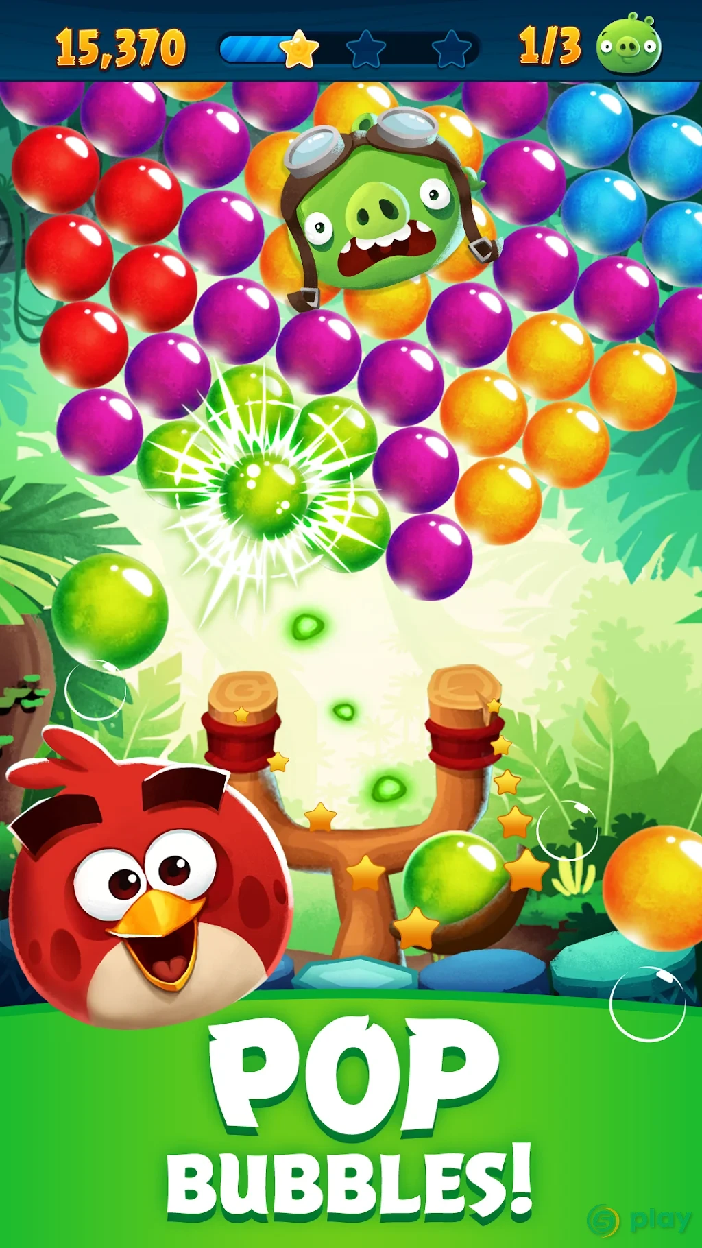 Angry Birds POP Bubble Shooter — скриншот 6