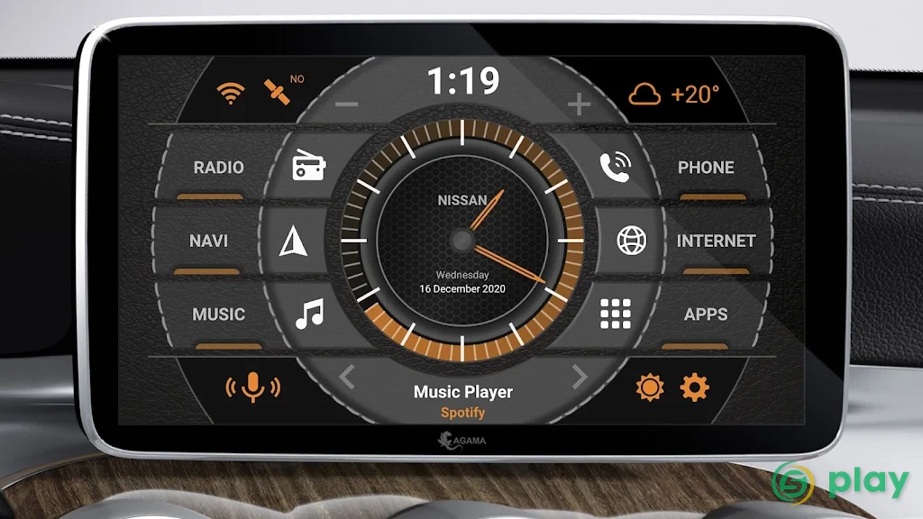 Agama Car Launcher — скриншот 1