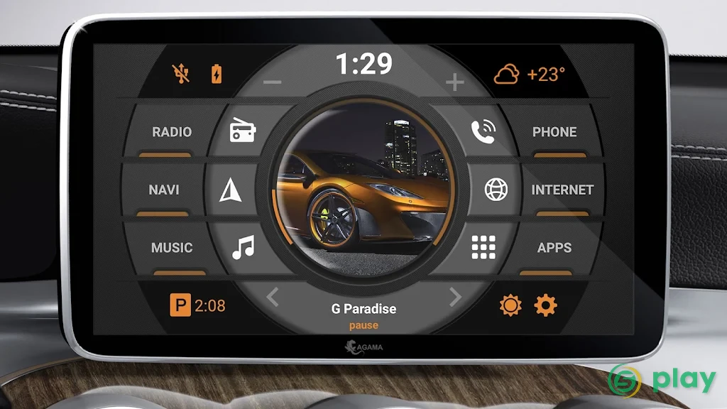 Agama Car Launcher — скриншот 3