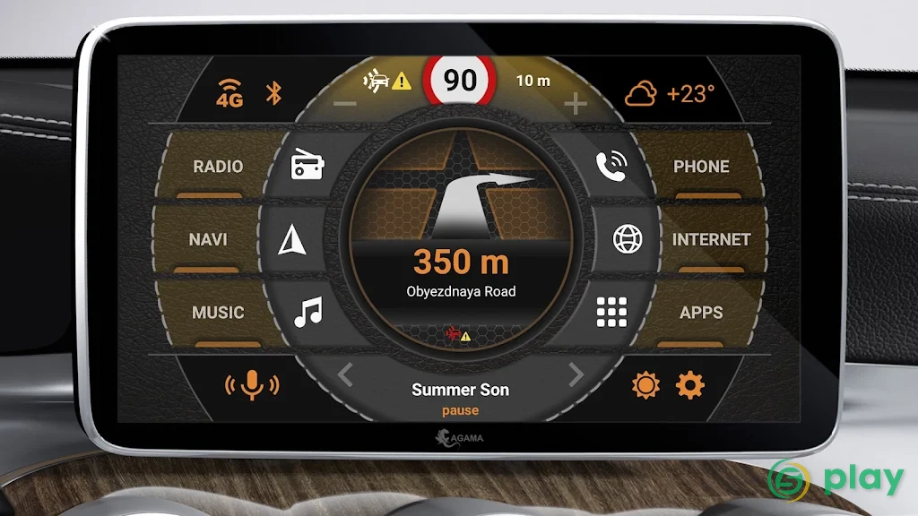 Agama Car Launcher — скриншот 4