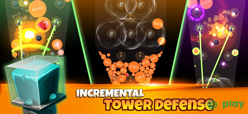 Tower Ball - Incremental Tower Defense — скриншот 1