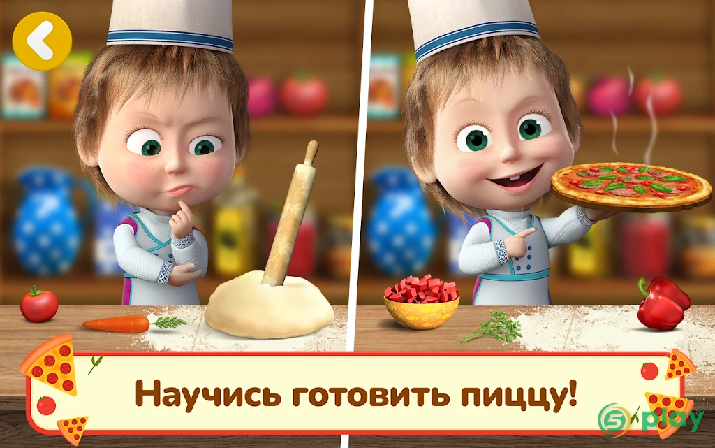 Маша и Медведь: Пиццерия Игра! Готовим Пиццу! ? — скриншот 11