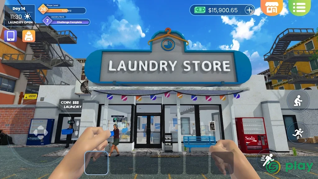 Laundry Store Simulator — скриншот 1
